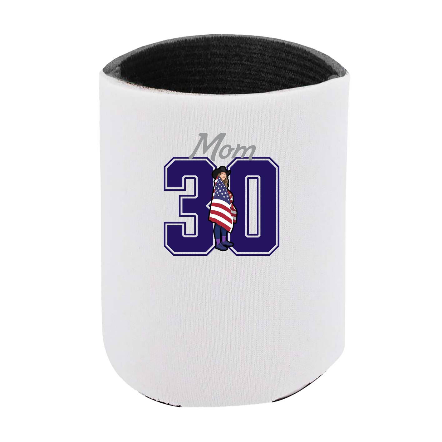 Can Holder — Mothers Day Shirsey in White