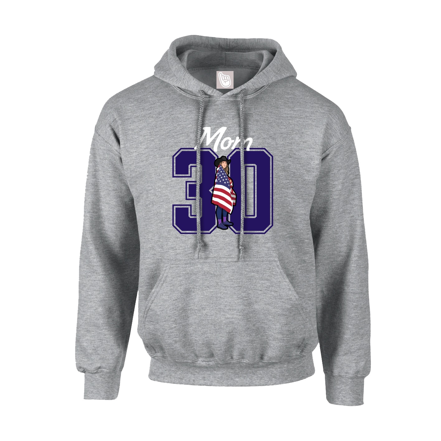 Youth Hoodie — Mothers Day Shirsey in Grey