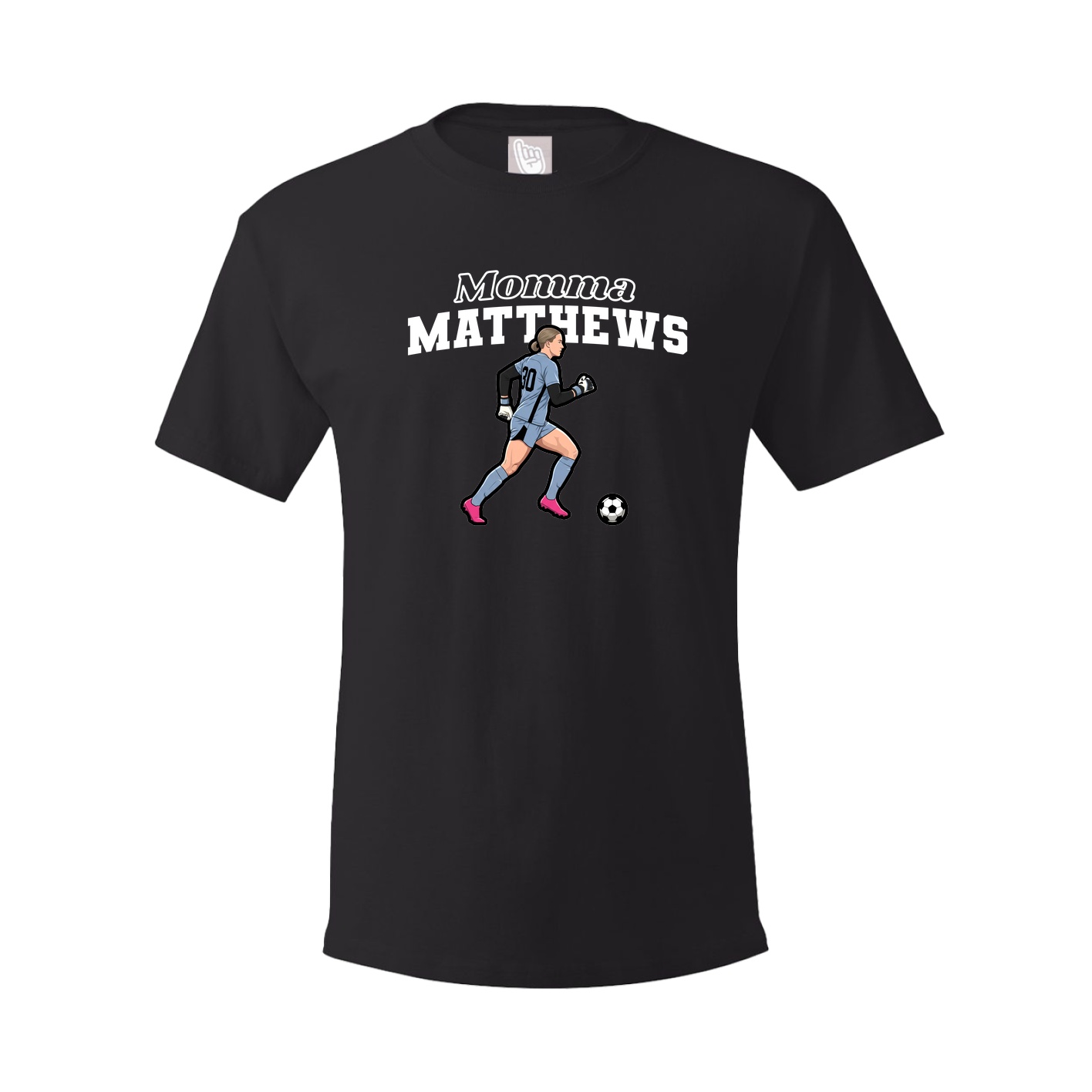 Youth Tee — Mothers Day Block in Black
