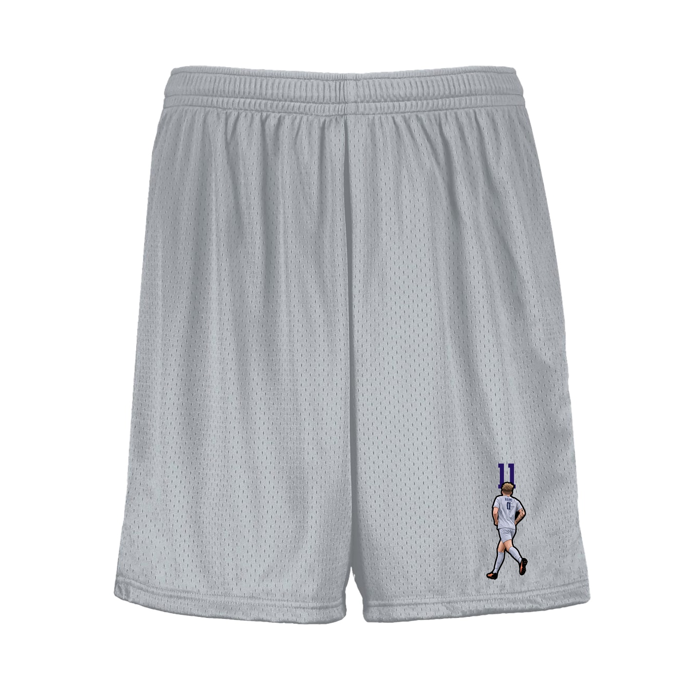 Shorts — Number Top in Silver