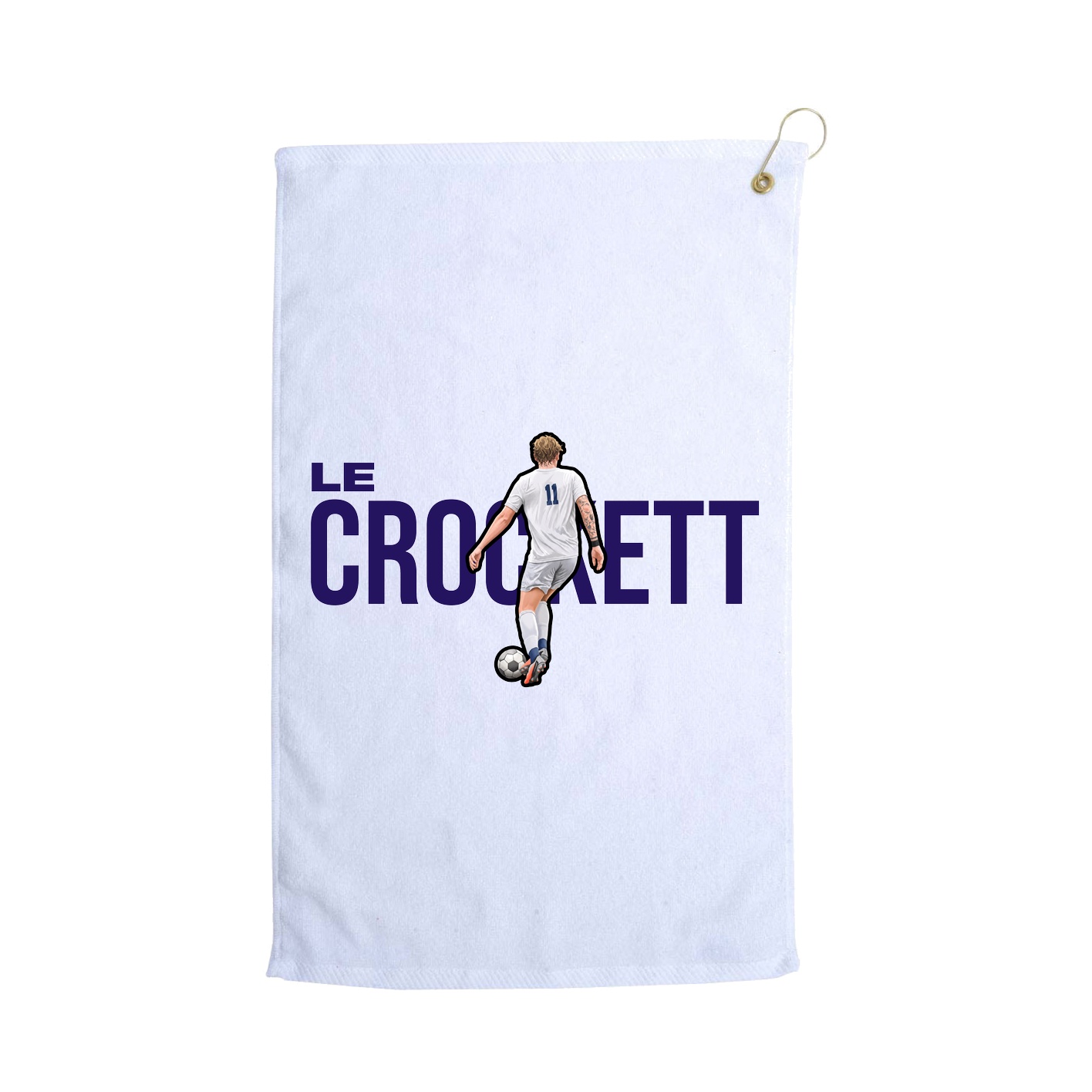 Golf Towel — Player Name in White