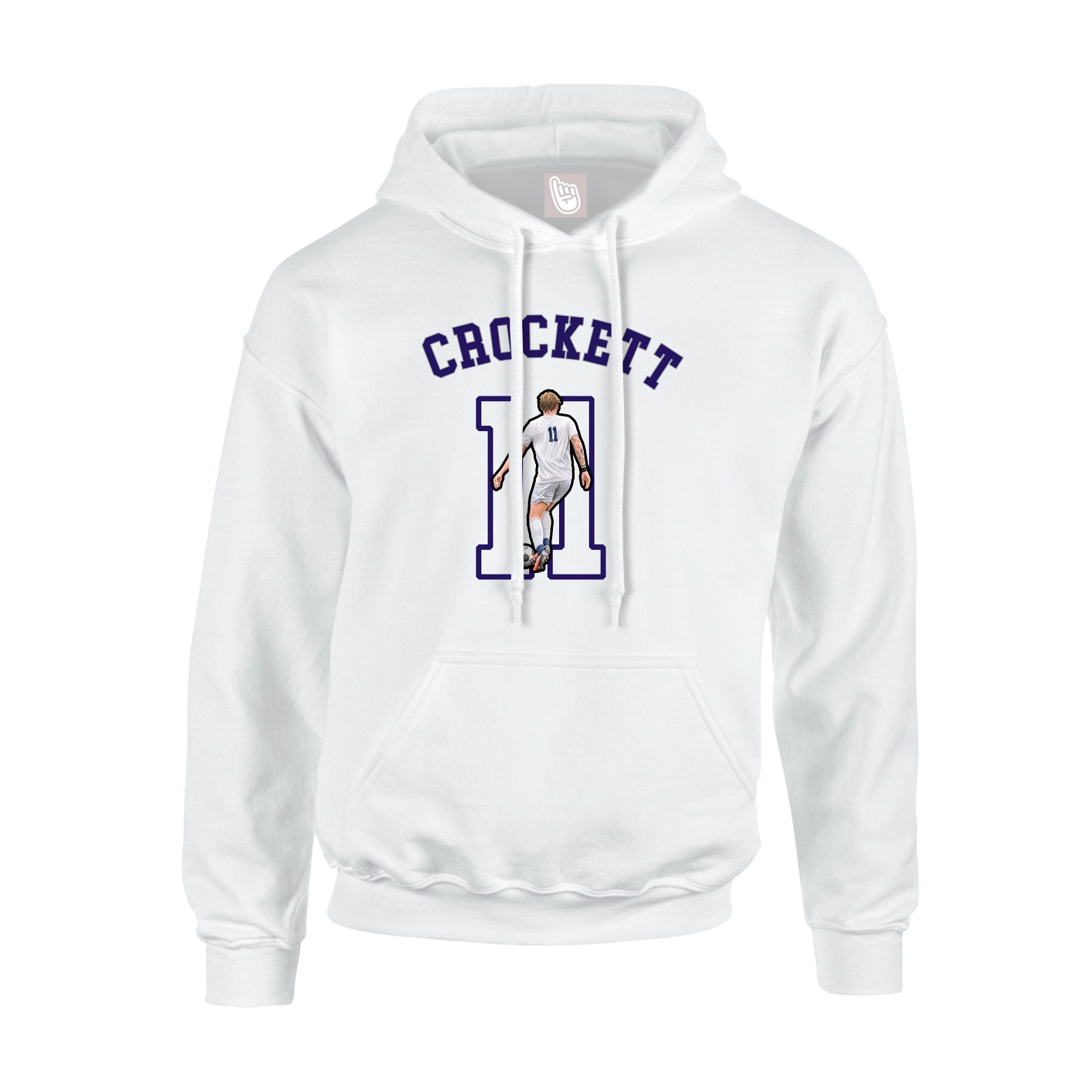 Youth Hoodie — Shirsey Arch in White