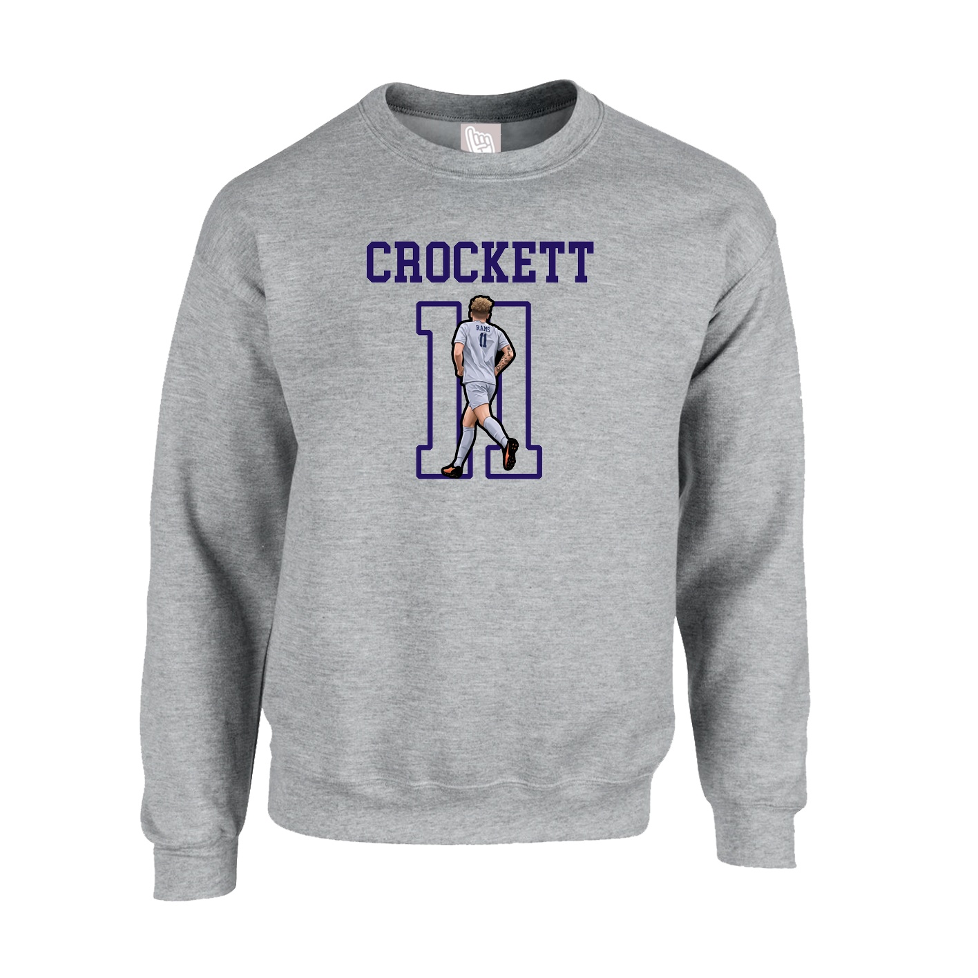Fleece Crew — Shirsey in Grey
