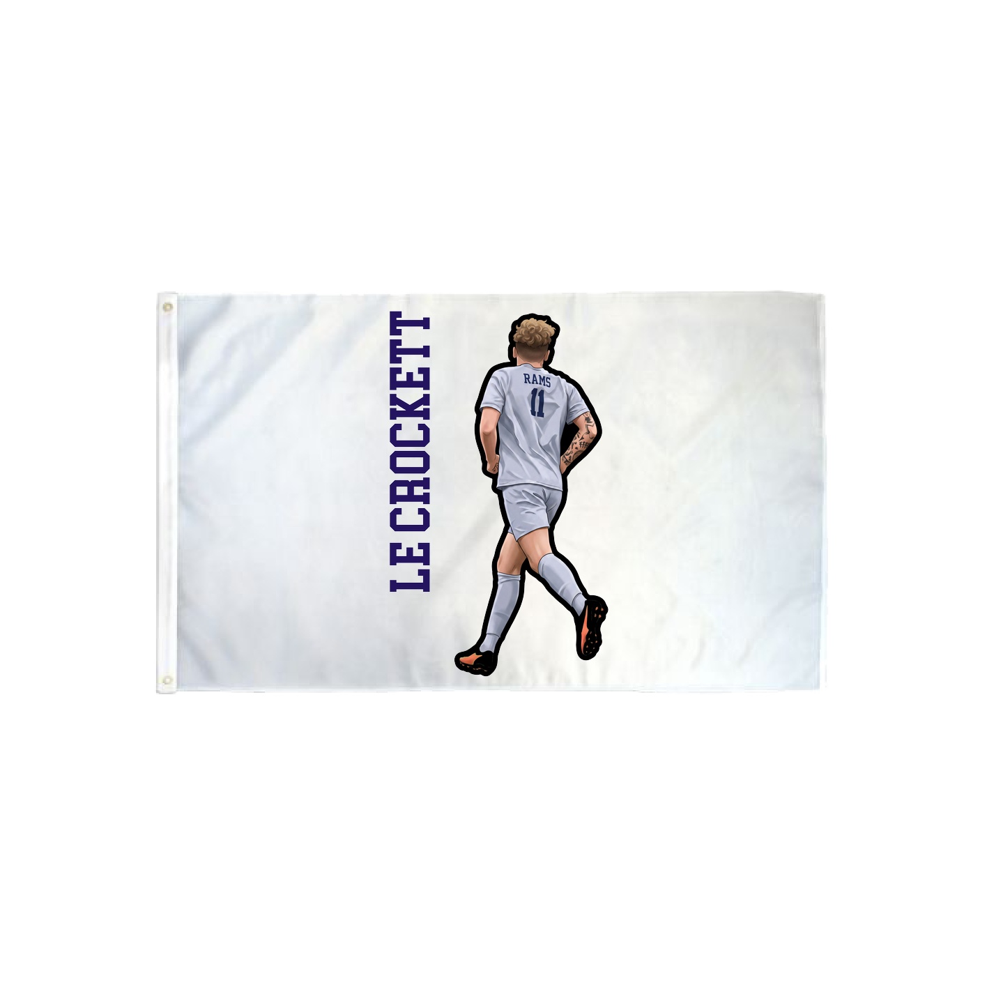 3x5 Flag — Name Vertical in Classic
