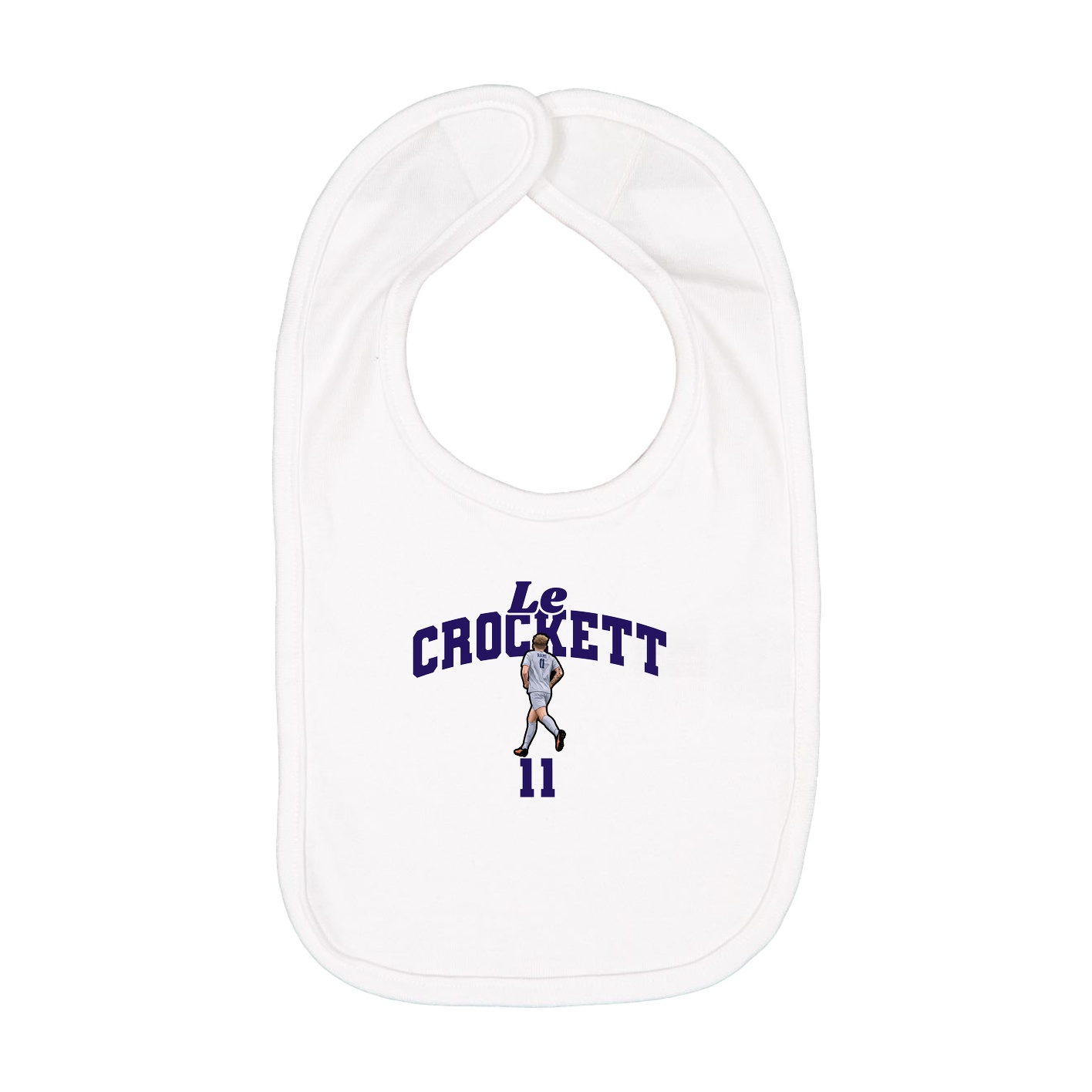 Infant Bib — Signature Arch in White