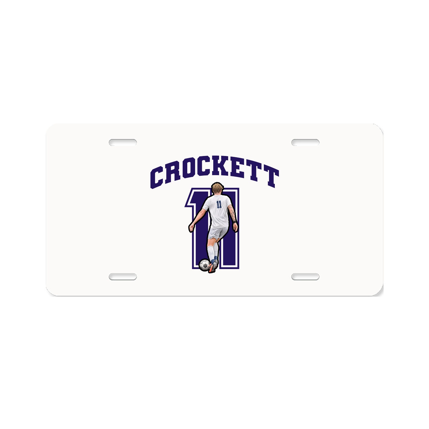 License Plate — Number in Classic