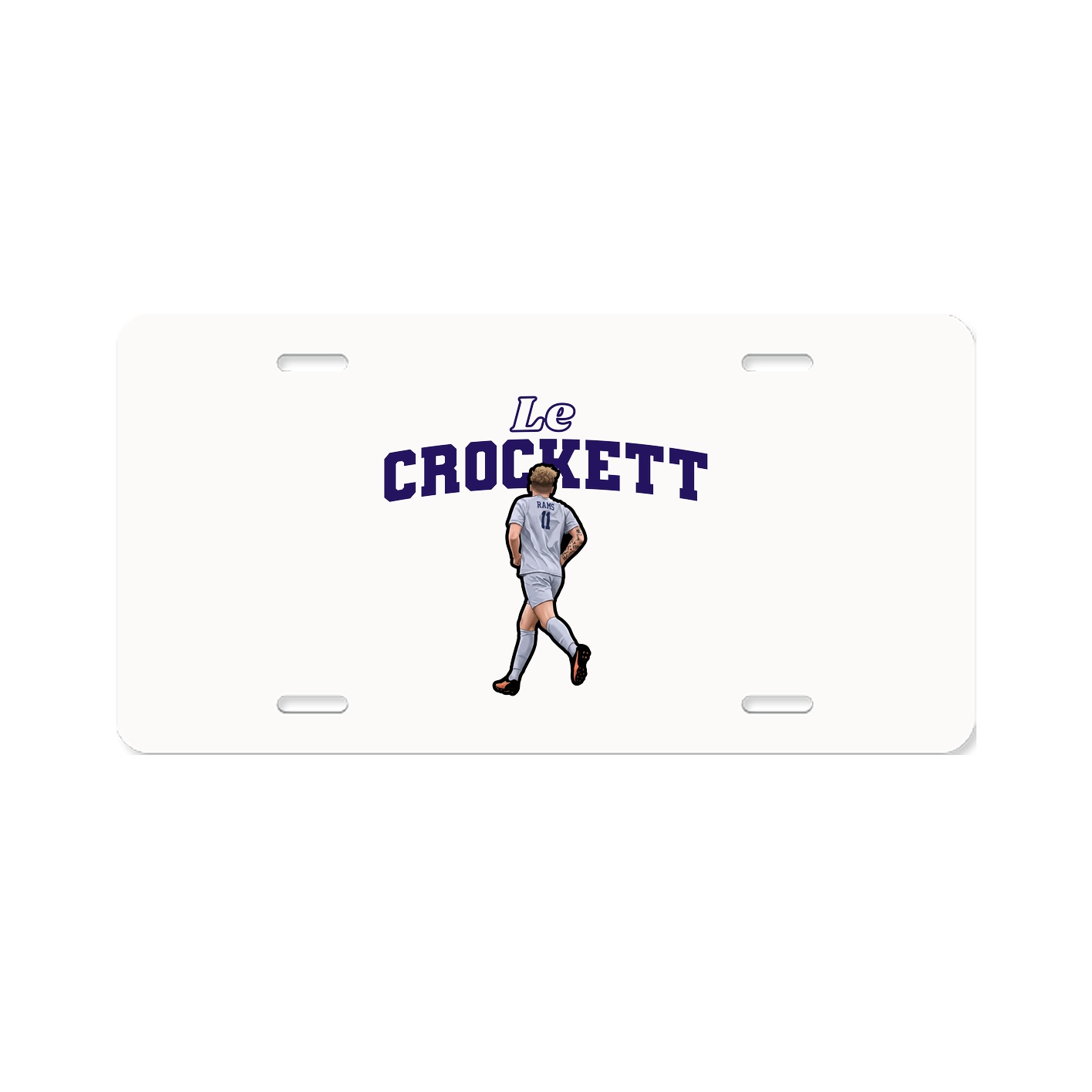 License Plate — Name Arch in Classic