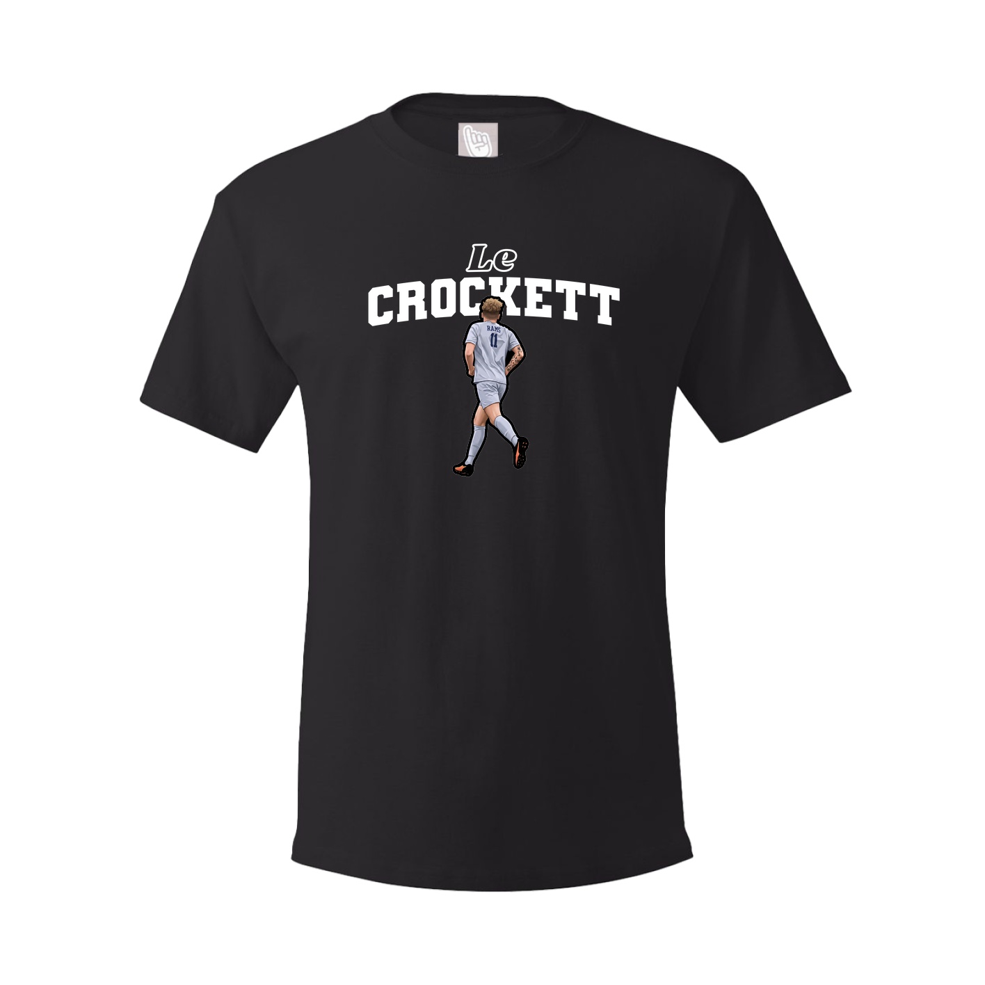 Youth Tee — Name Arch in Black
