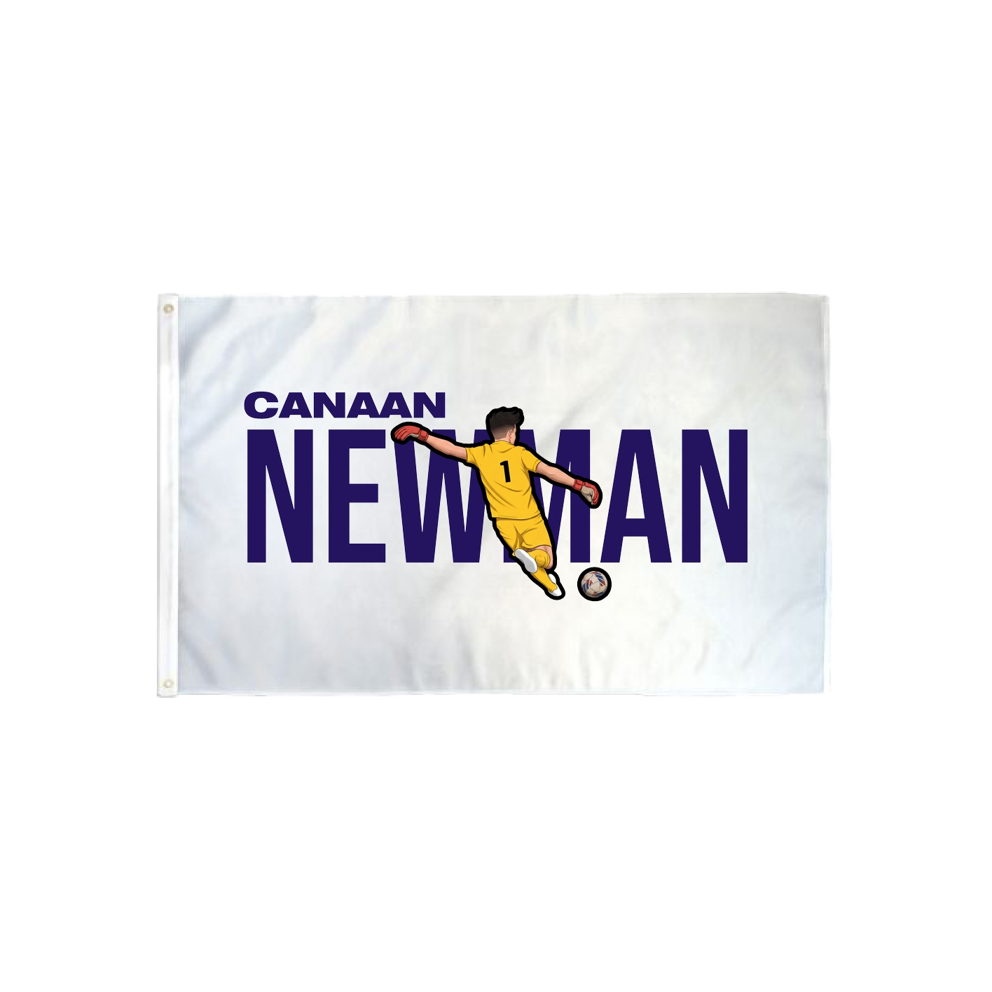 3x5 Flag — Player Name in Classic