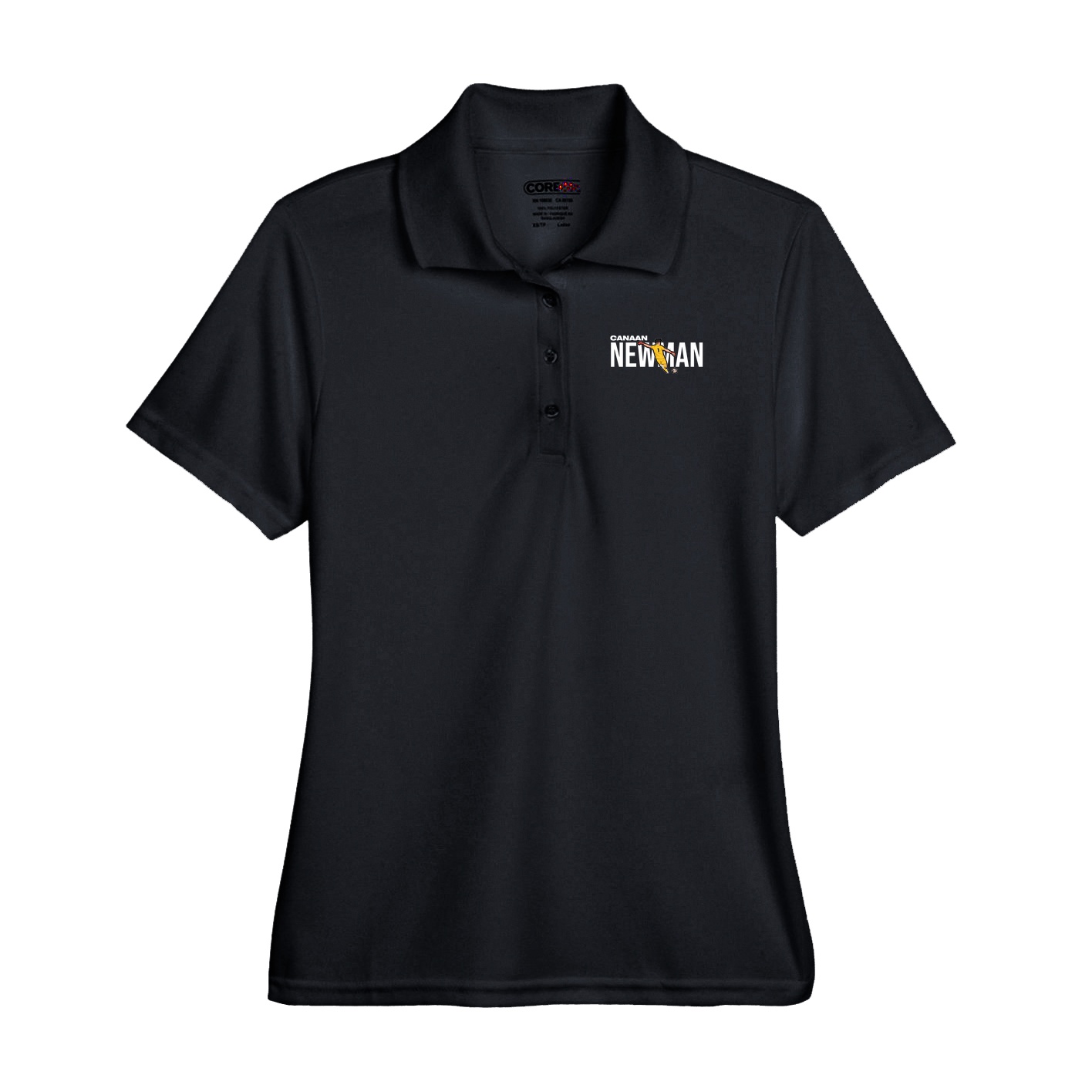Performance Polo — Player Name in Black