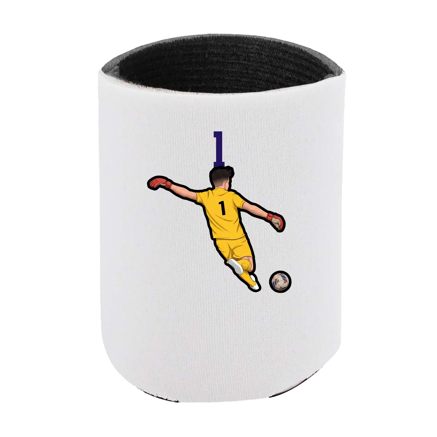 Can Holder — Number Top in White