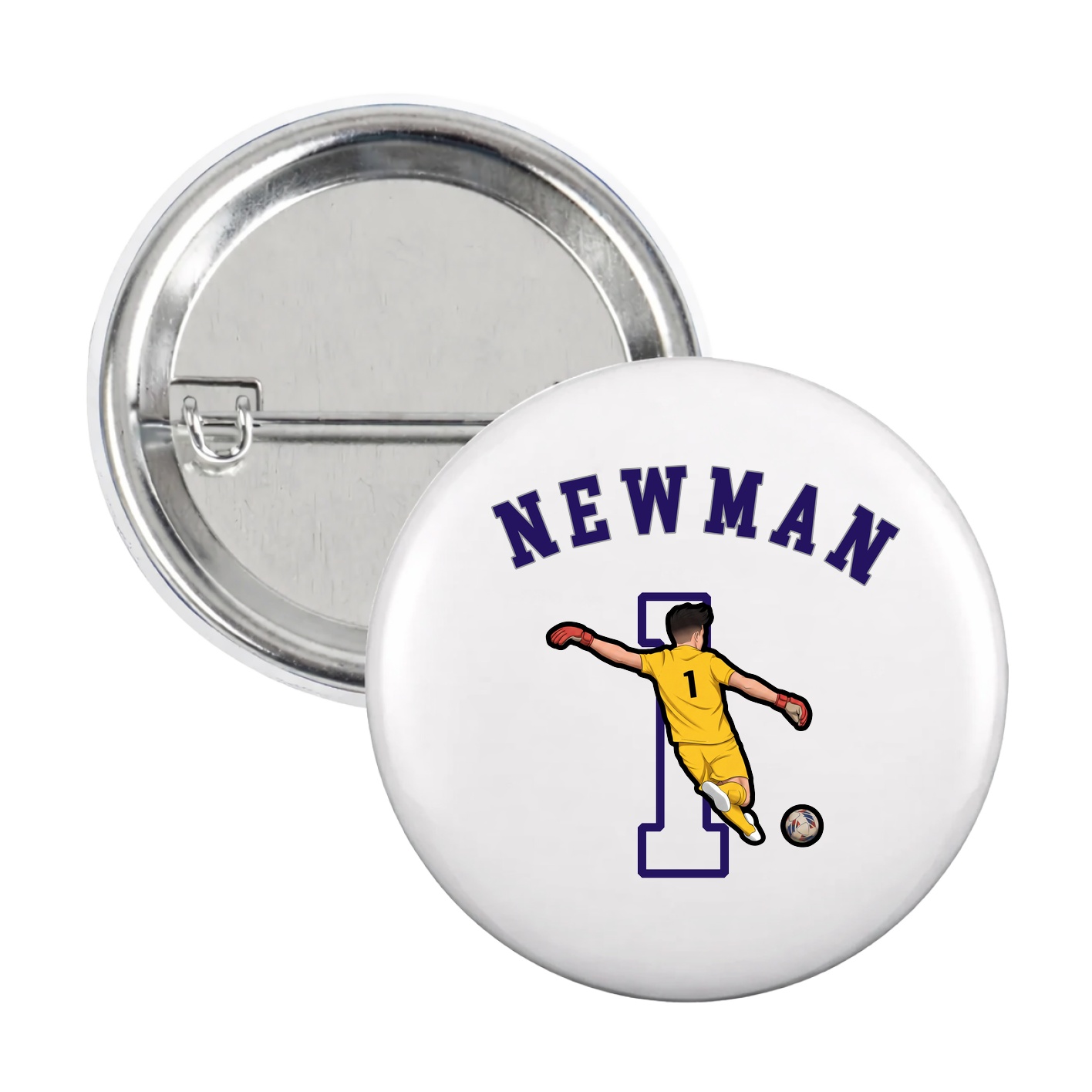 Game Day Button — Shirsey Arch in White