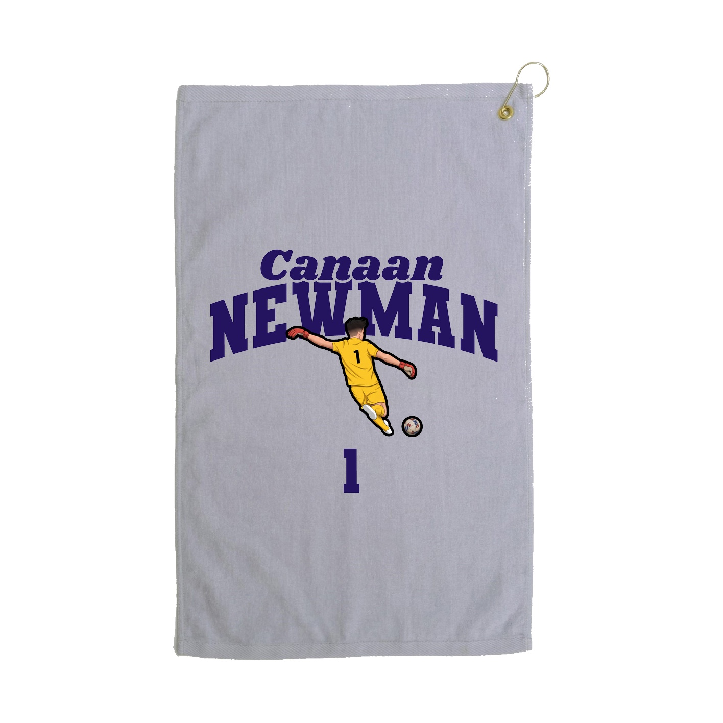 Golf Towel — Signature Arch in Grey