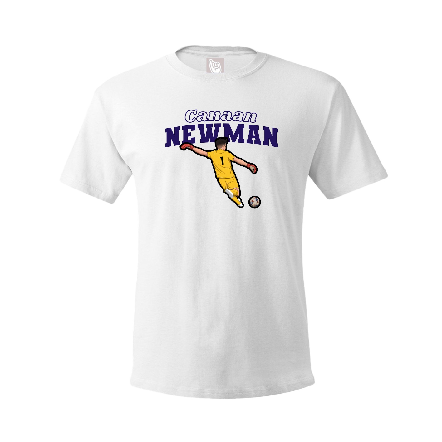 Tee — Name Arch in White