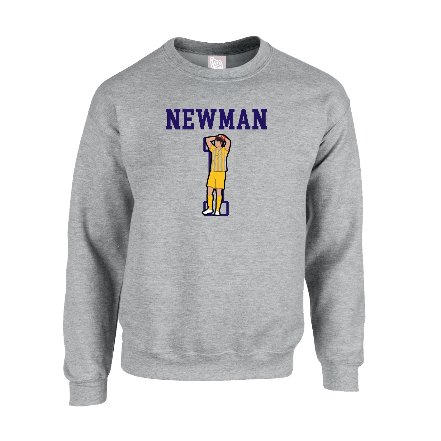 Fleece Crew — Shirsey in Grey
