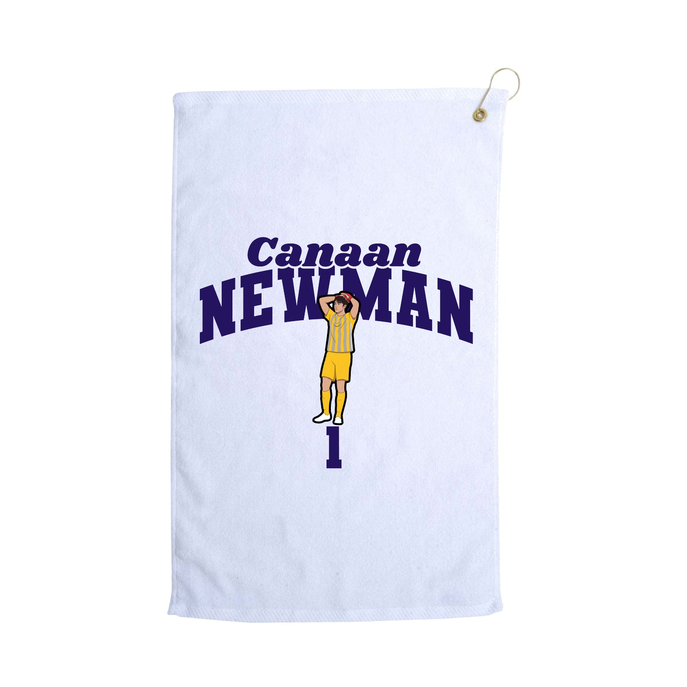 Golf Towel — Signature Arch in White