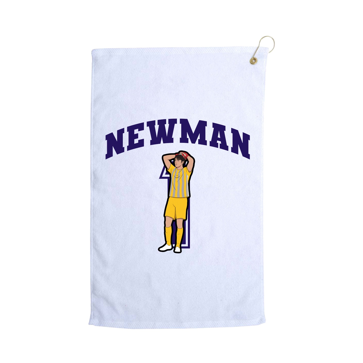 Golf Towel — Number in White