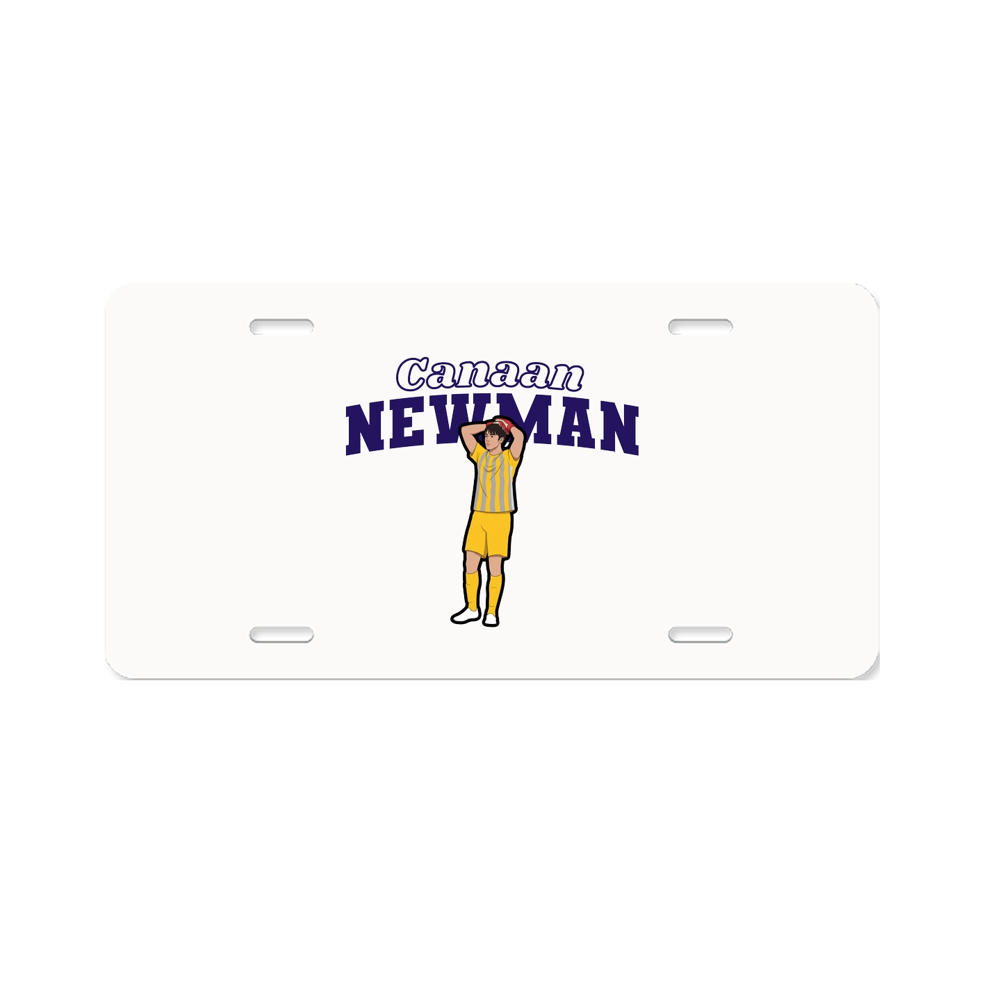 License Plate — Name Arch in Classic