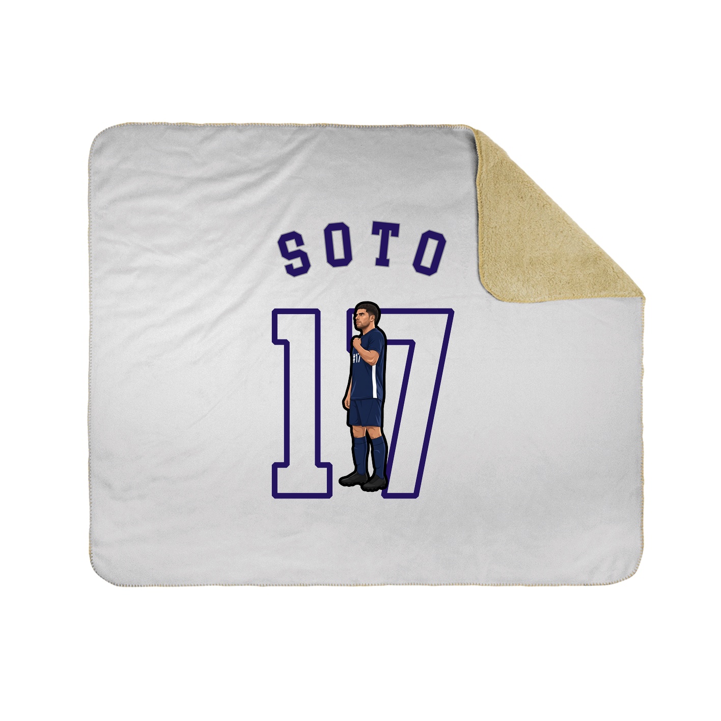 50x60 Sherpa Lined Throw Blanket