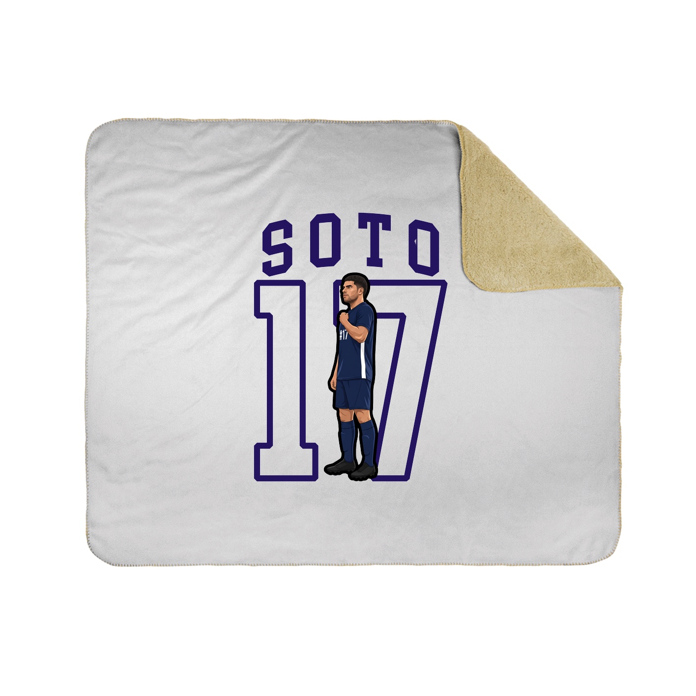 50x60 Sherpa Lined Throw Blanket