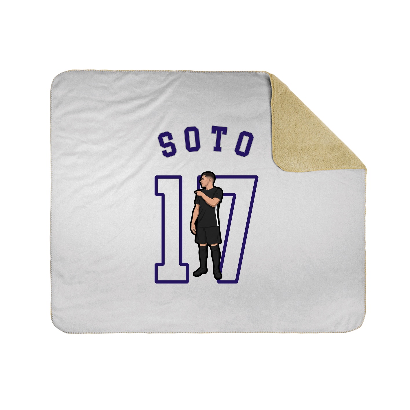 50x60 Sherpa Lined Throw Blanket