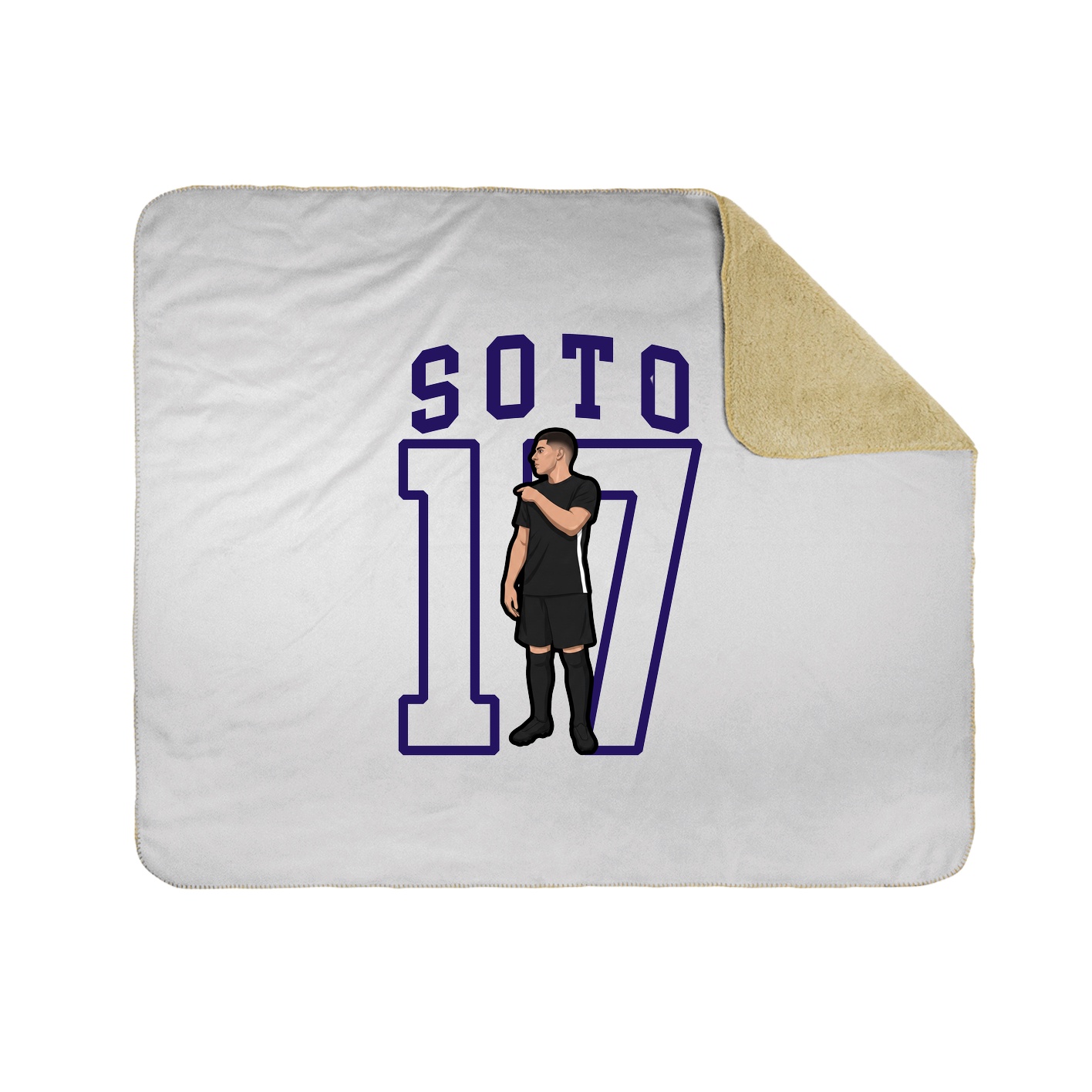 50x60 Sherpa Lined Throw Blanket