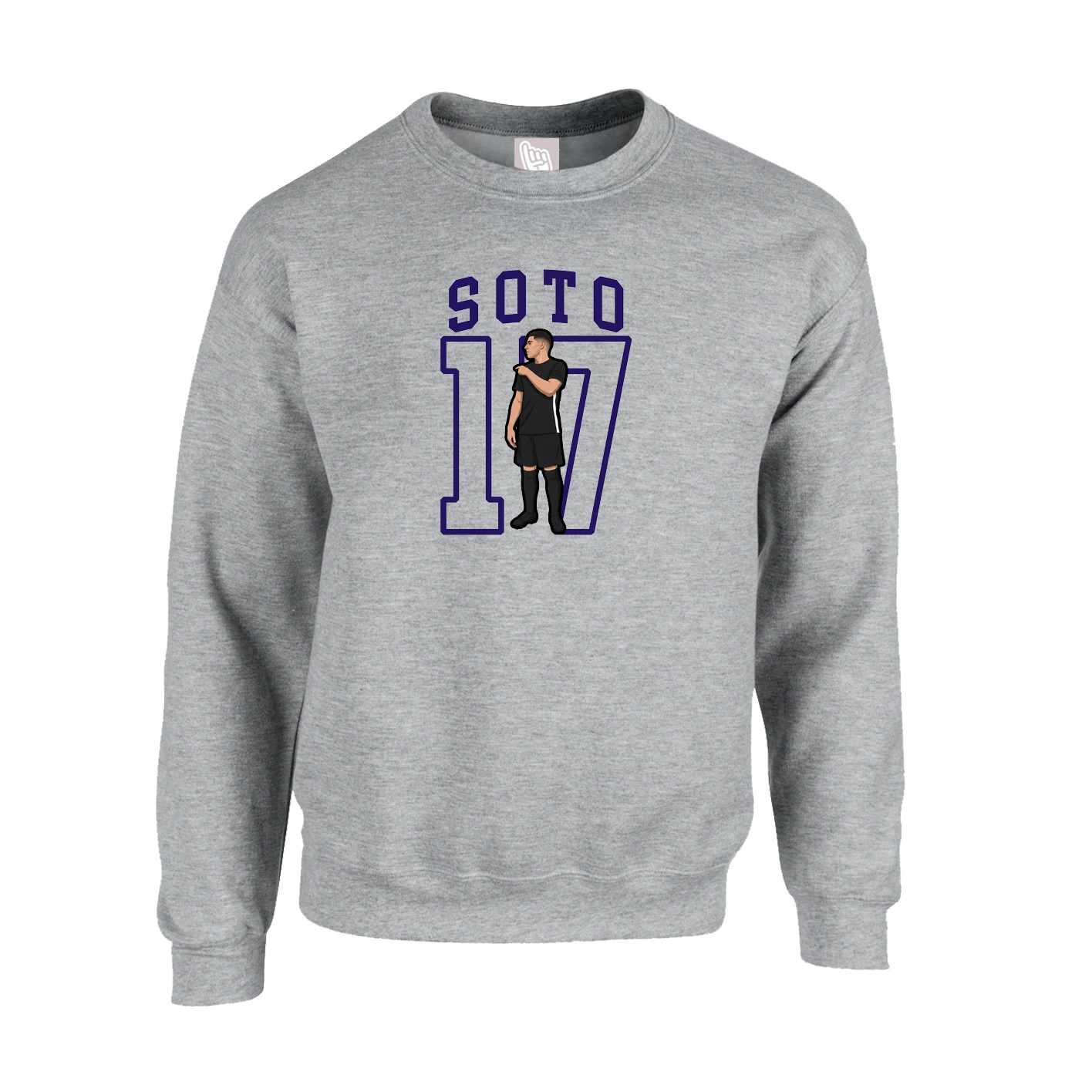 Fleece Crew — Shirsey in Grey