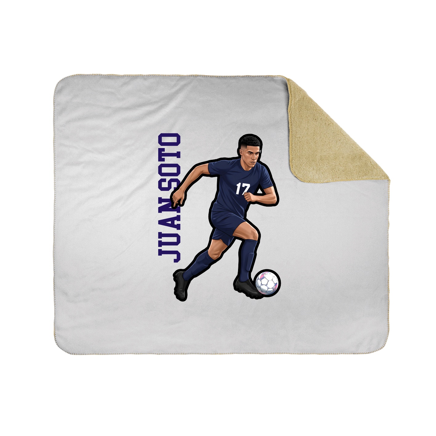 50x60 Sherpa Lined Throw Blanket