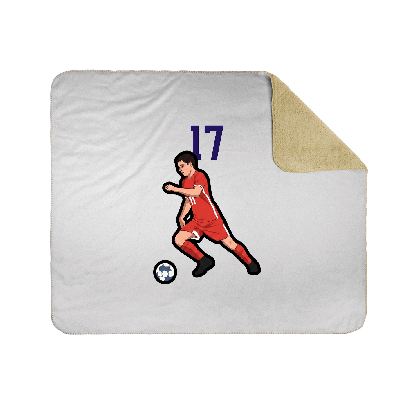 50x60 Sherpa Lined Throw Blanket