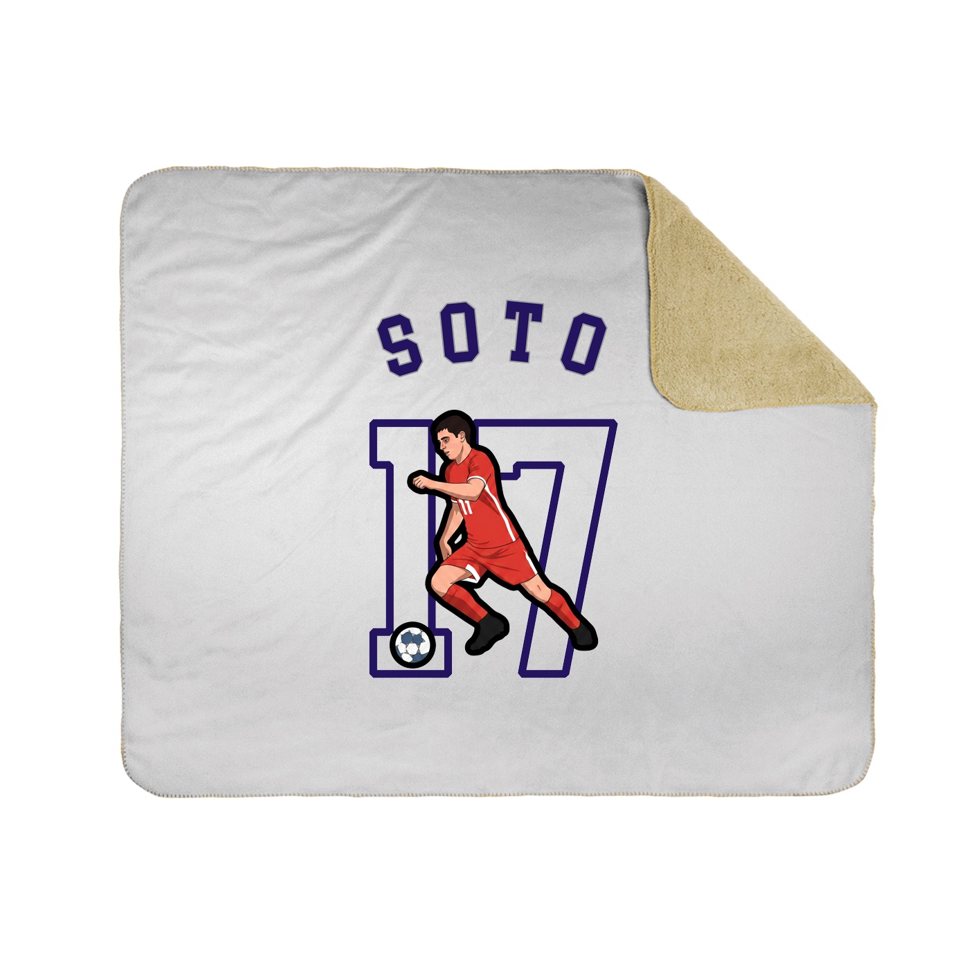 50x60 Sherpa Lined Throw Blanket