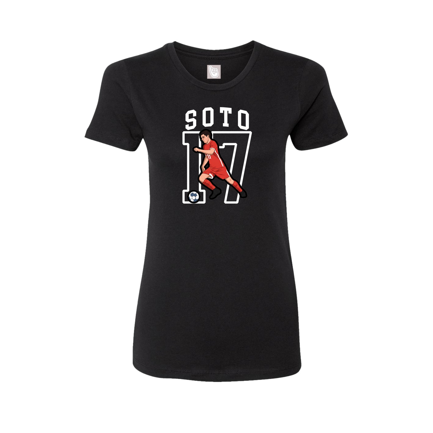 Fitted Women's Tee — Shirsey in Black