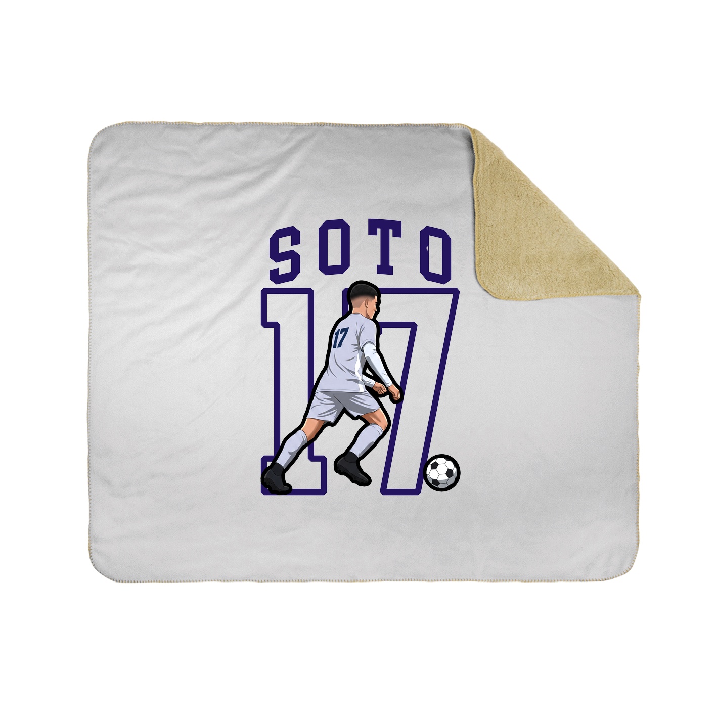 50x60 Sherpa Lined Throw Blanket