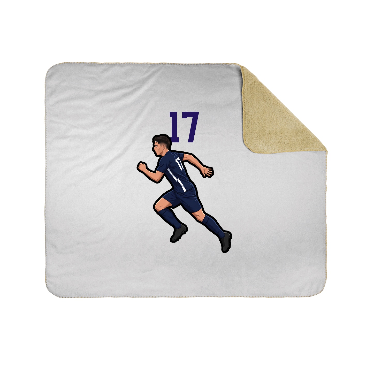 50x60 Sherpa Lined Throw Blanket