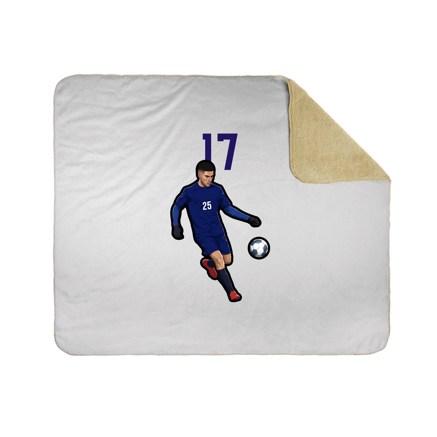 50x60 Sherpa Lined Throw Blanket