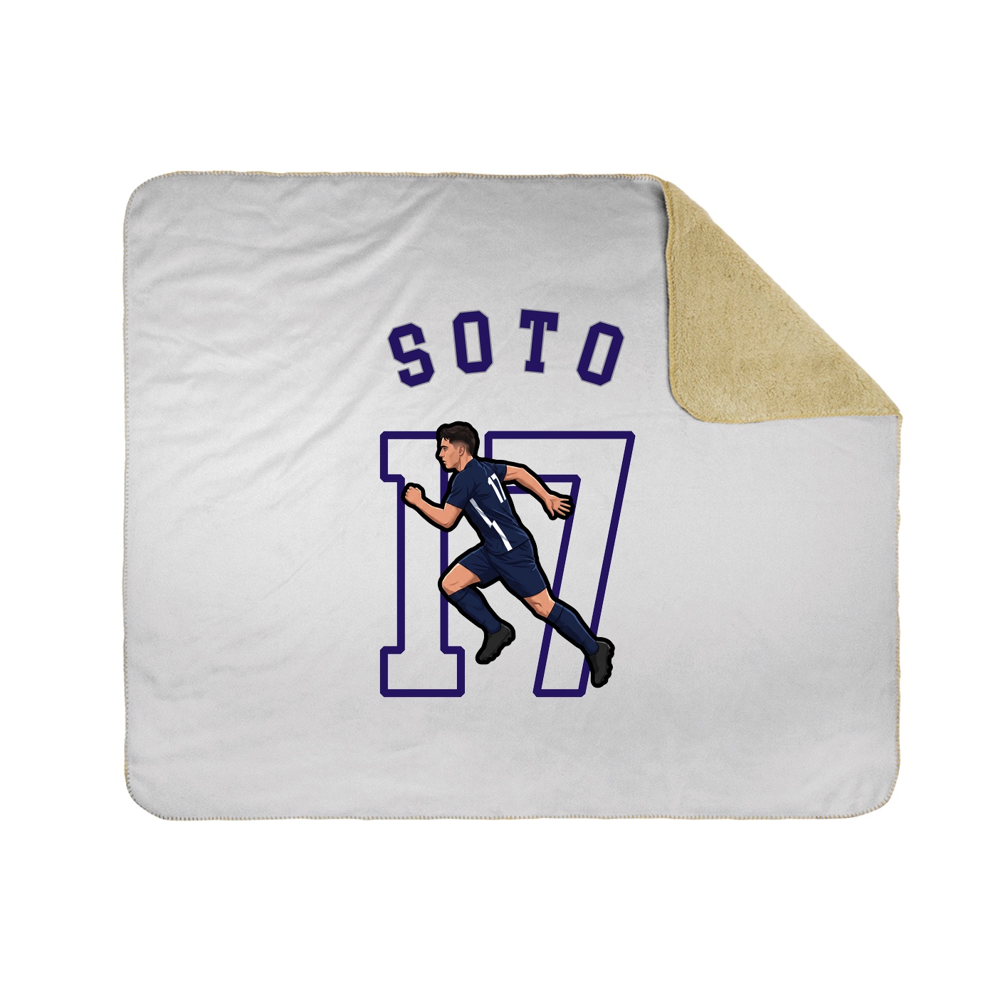 50x60 Sherpa Lined Throw Blanket