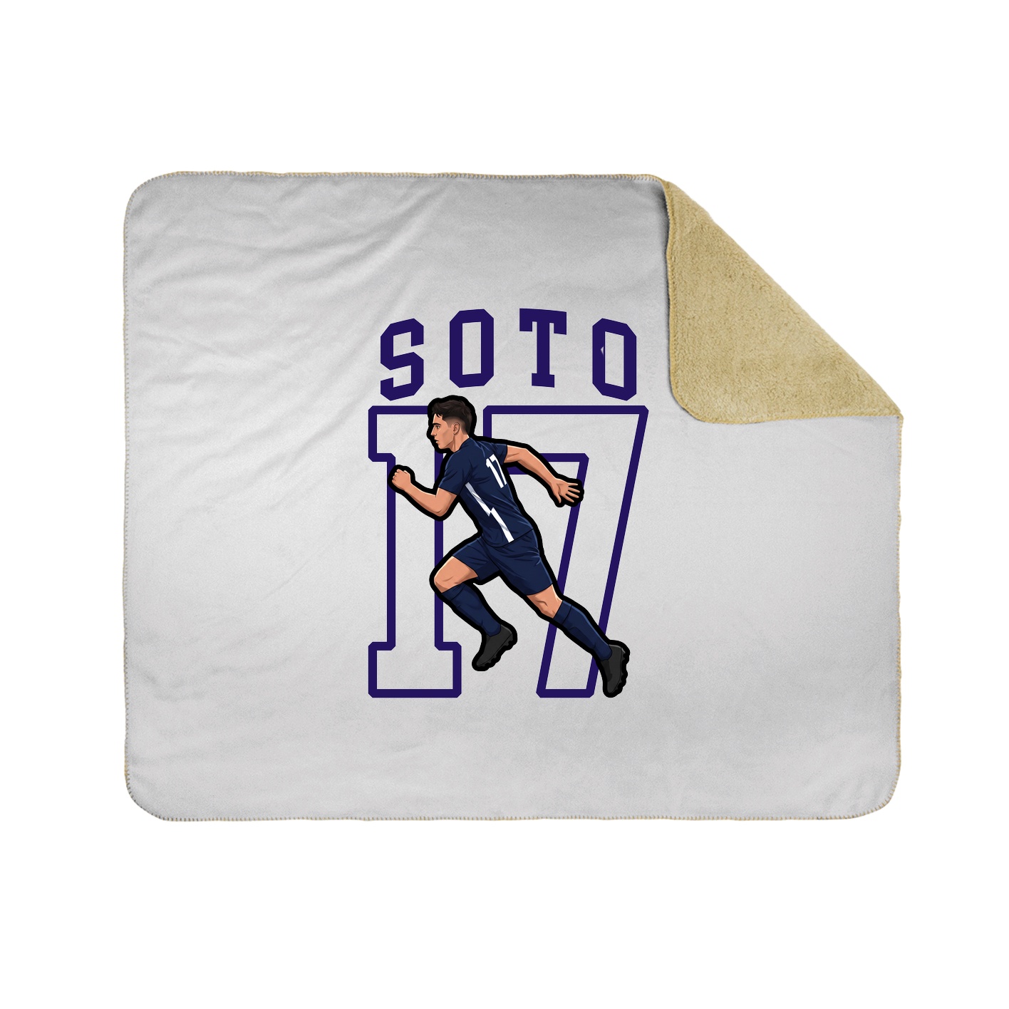 50x60 Sherpa Lined Throw Blanket