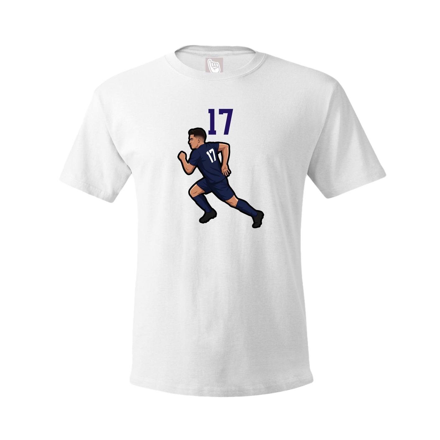 Tee — Number Top in White