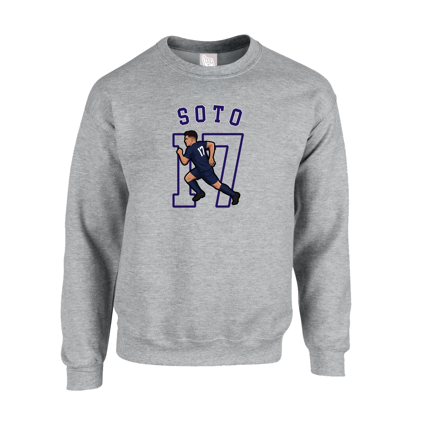 Fleece Crew — Shirsey Arch in Grey