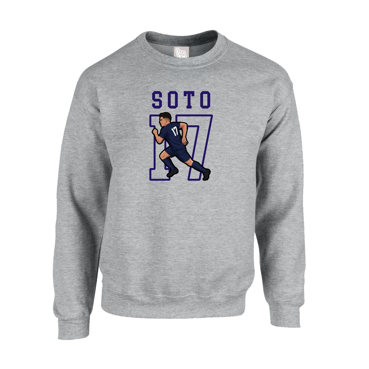 Fleece Crew — Shirsey in Grey