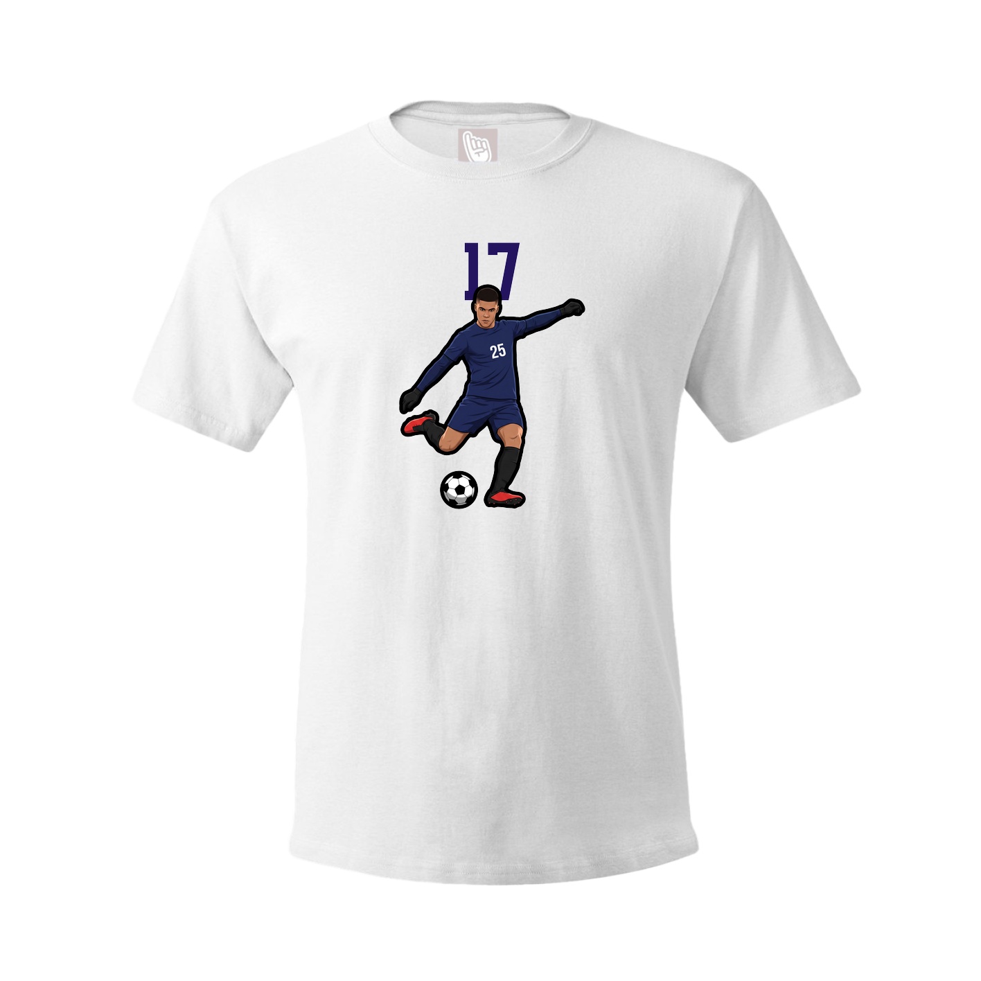 Tee — Number Top in White