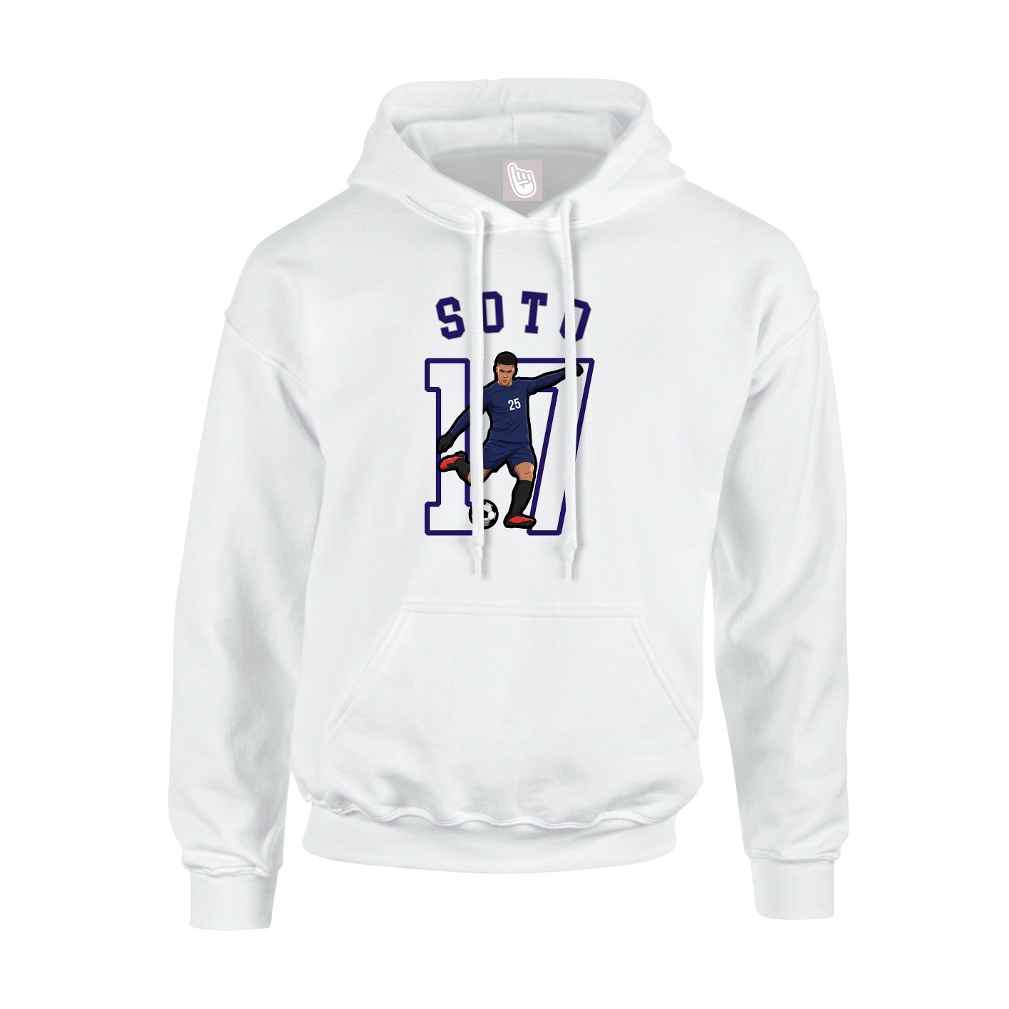 Hoodie — Shirsey Arch in White