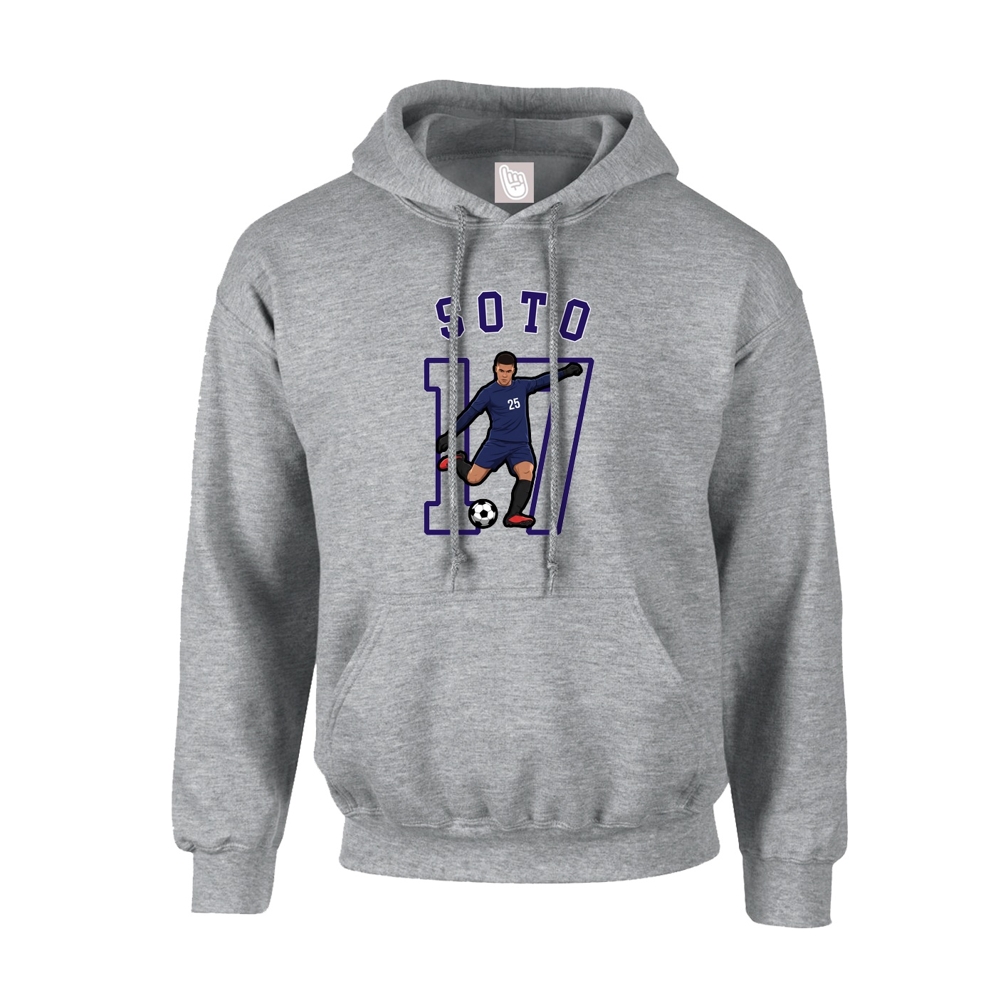 Youth Hoodie — Shirsey Arch in Grey