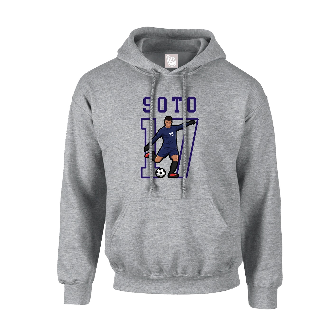 Hoodie — Shirsey in Grey