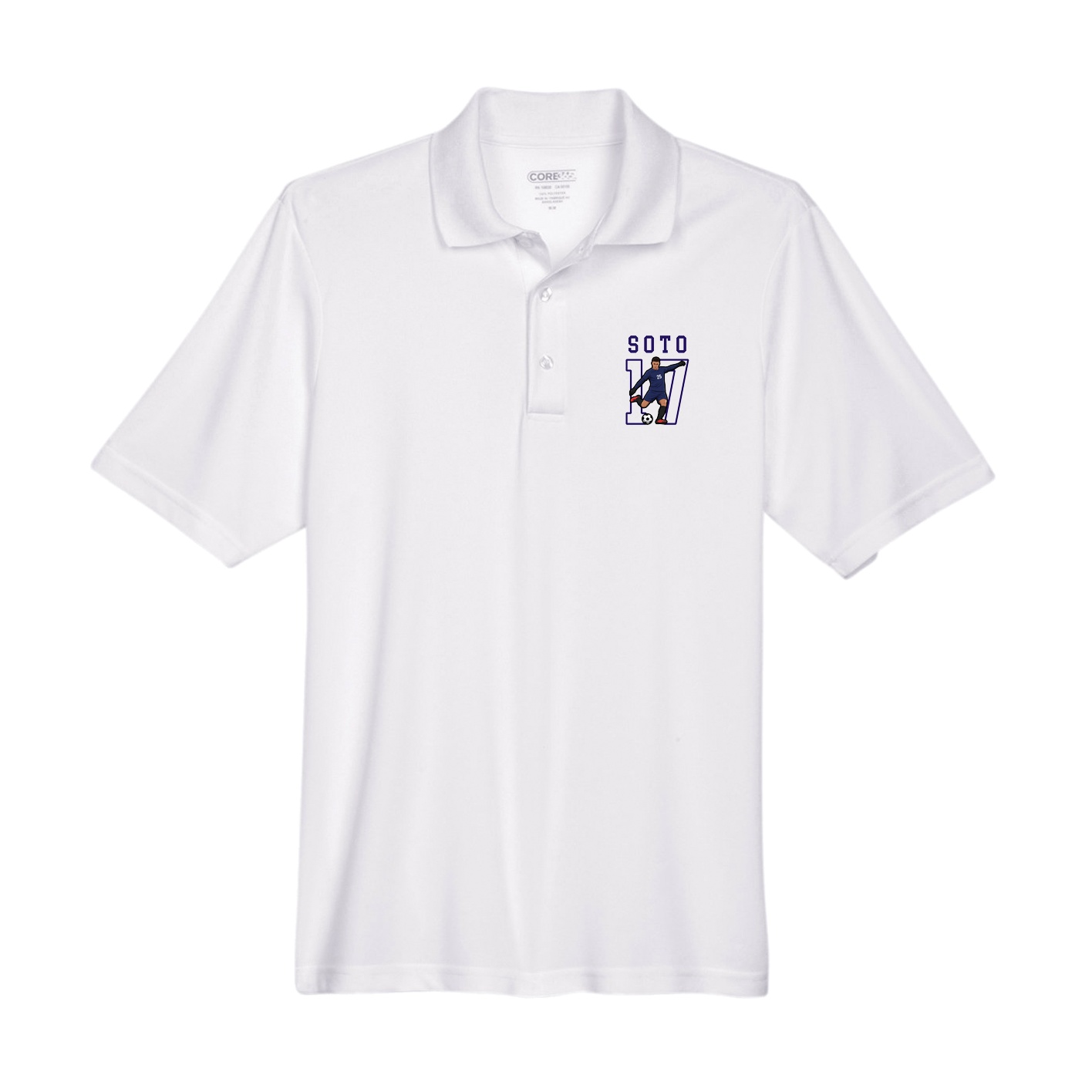 Performance Polo — Shirsey in White