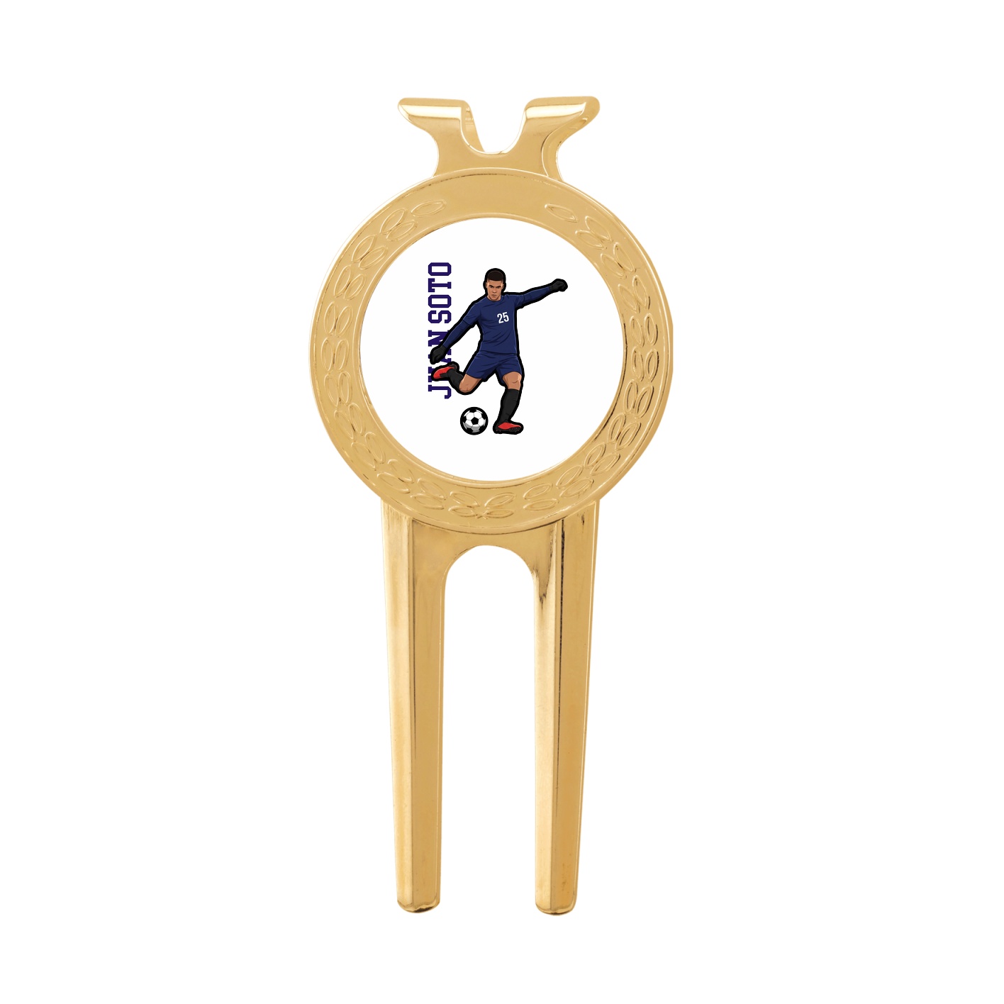 Divot Tool with Ball Marker — Name Vertical in Classic