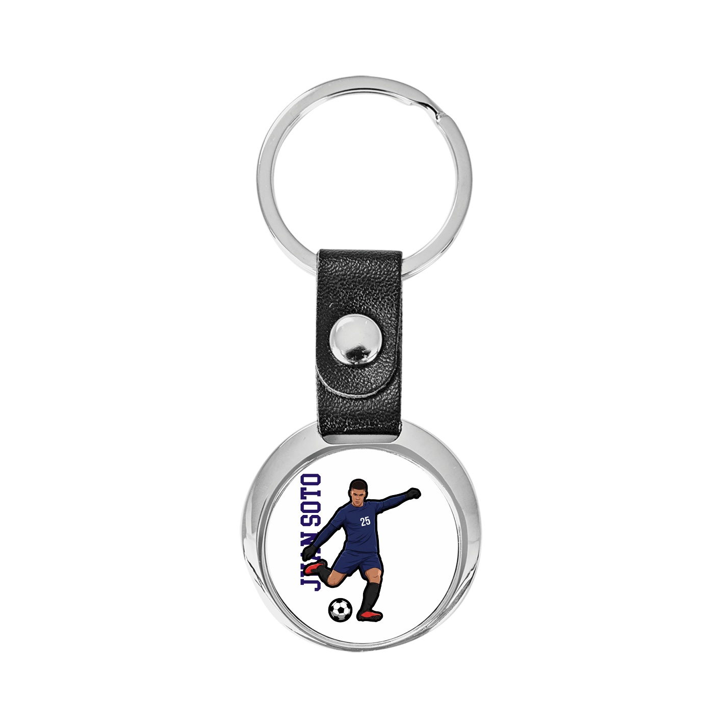 Key Chain — Name Vertical in Classic