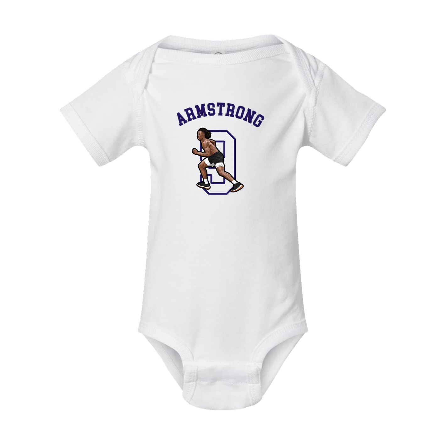 Baby Onesie — Shirsey Arch in White