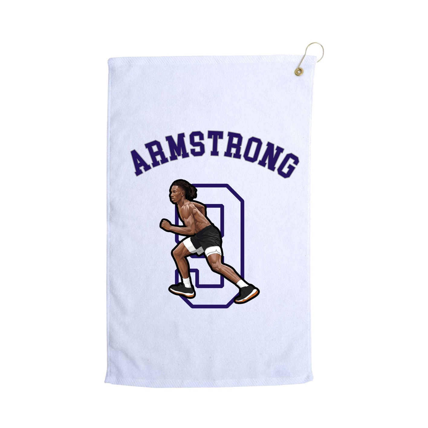 Golf Towel — Shirsey Arch in White