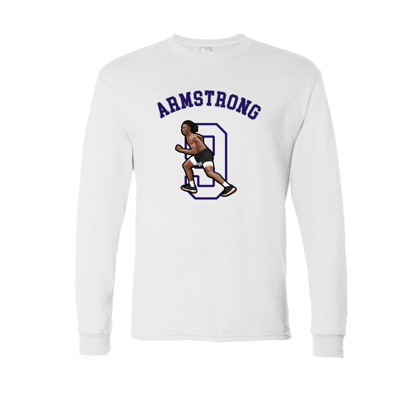 Long Sleeve Tee — Shirsey Arch in White