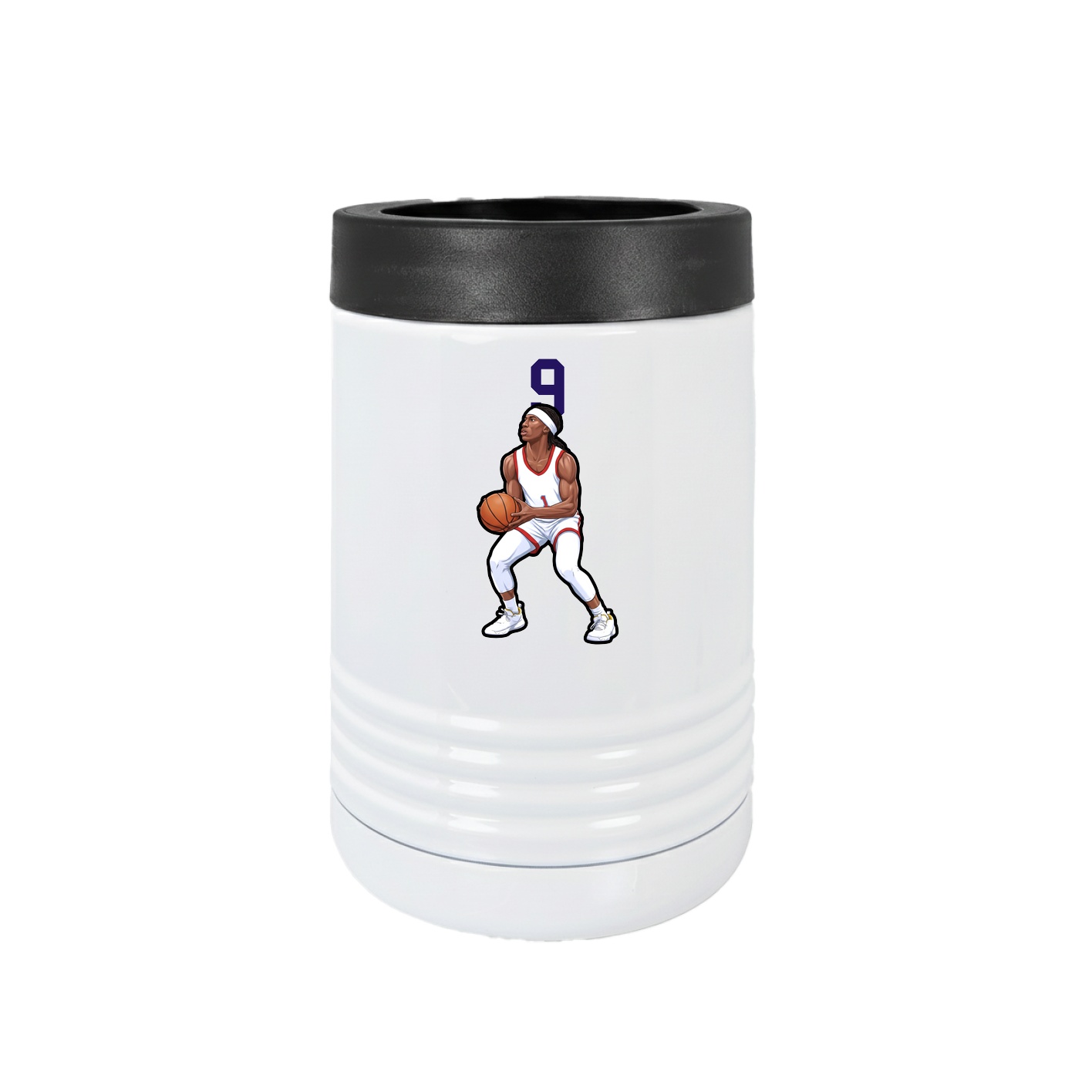 Beverage Holder — Number Top in White